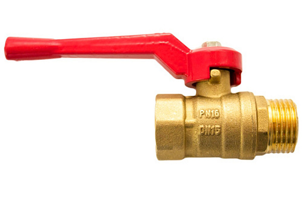 Кран шаровой латунный ДУ20 (3/4) Ш/Г рычаг КНР (11Б27п1)