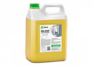 Крем-мыло жидкое GRASS Milana молоко и мед 5,0кг (126105)