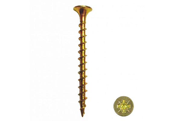 Саморез потай, к/резьба, ЖЦ 4,8* 152