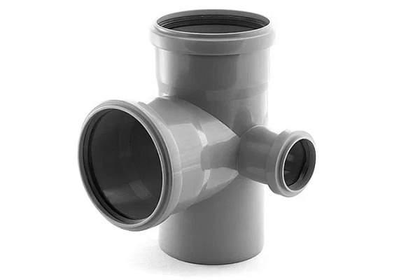 Крестовина 2-х плоскостная правая 110х110х50х90° СЕРЫЙ (1/20) 