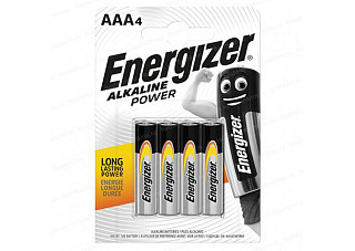 Элемент питания 03 ENERGIZER LR03  Alk Power BP4(блистер/4шт.) (893)