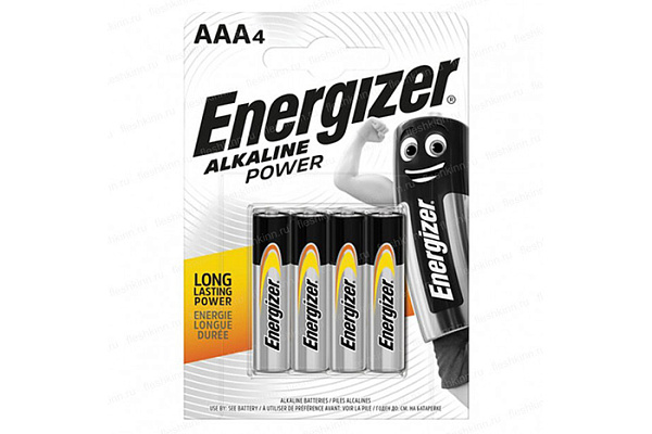 Элемент питания 03 ENERGIZER LR03 Alk Power BP4(блистер/4шт.) (893)
