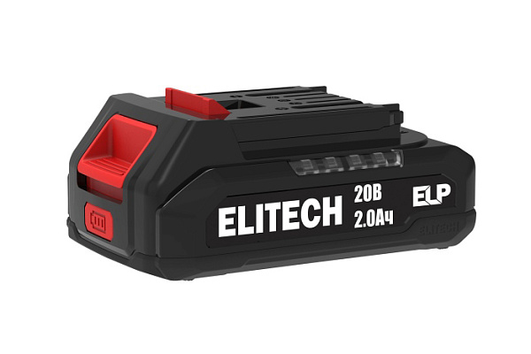Дрель-шуруповерт ударный ELITECH ДА 20УБЛ2 20В, б/щет, 2х2,0Ач Li-ion Е2201.047.01 (1/3)