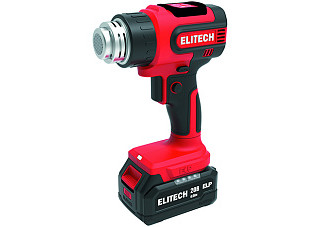 Термопистолет ELITECH ТВА 20СЛ2 (20В 1х4Ач,ELP,300/550гр, 0,52кг, кейс, 4 насадки) E2207.009.01