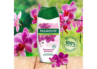 Гель для душа PALMOLIVE (ПАЛМОЛИВ) Черная Орхидея и увлажняющее молочко 250мл /12 (066)