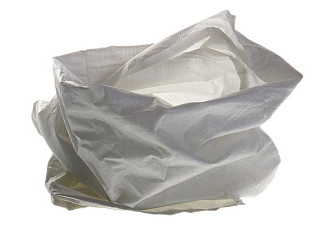 Мешок полипропиленовый тканный 55х95см. первый сорт Оливковый/белый /100 "