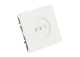 Розетка Feron 1-м. с защит. шт. (механизм) б/з 250В 16А Эмили RST16-5109-01 белый фарфор 49876