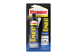 МОМЕНТ Гермент Санитарный Герметик Туба на блистер-карте Прозрачный 70 мл 3002431/24
