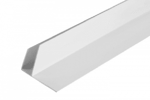 Угол ПВХ внутренний Идеал Ламини универс. для панелей (8ммх3,0м) Бел.глянц (П8-УвУ 001--0-БЕЛ-Г)