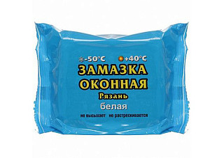 Замазка оконная г.Рязань ПО РАДУГА БЕЛАЯ (0,4кг)