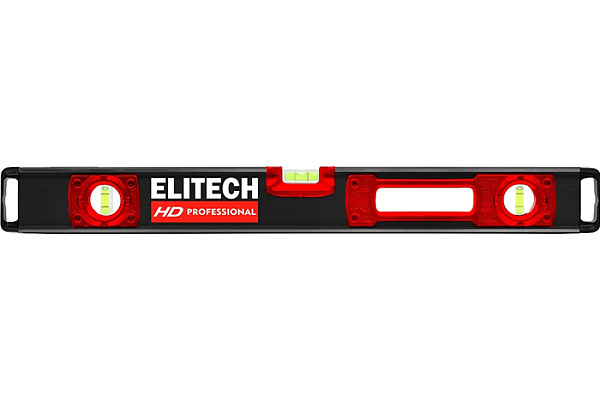 Уровень ELITECH HD 40см, 3гл. фрезерован. 320301