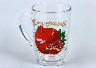 Кружка Капучино ПОЛЕЗНЫЙ ГРАНАТ 300мл (07с1334 ДЗ)