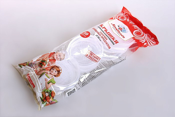 Крышка полиэтиленовая для горячего закрывания ВЕЛЕС МОСКВИЧКА уп.10шт