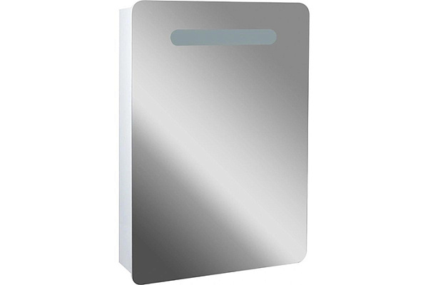 Зеркало шкаф Аква 60 DORATIZ белый, правый, с подсветкой 600х145х700мм (2711.063)