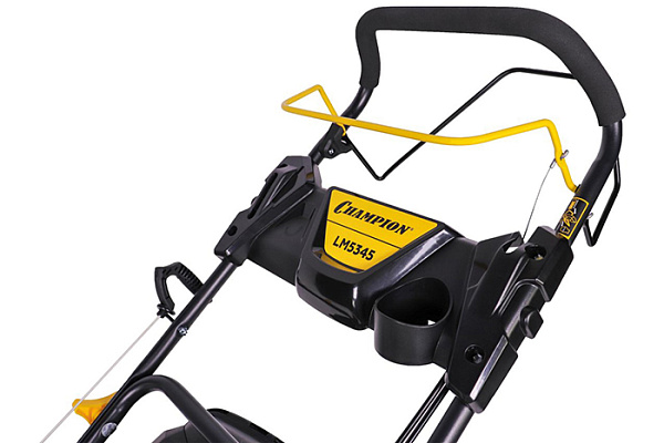 Газонокосилка CHAMPION LM5345 (4,4кВт привод 525мм 70л  25-75мм 1рычаг/7,  38,5кг 4в1)