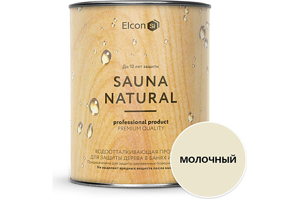 Пропитка для бани и сауны Elcon Sauna Natural (0,9л)