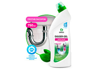 Средство для прочистки труб GRASS DIGGER-GEL 0,75л (125181) (1/12)