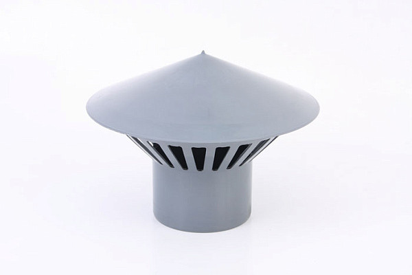 Зонт вентиляционный 110мм СЕРЫЙ (1/24)