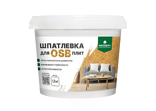 Шпатлевка для плит OSB ПРОСЕПТ 1,3кг 081-1 (1/12)
