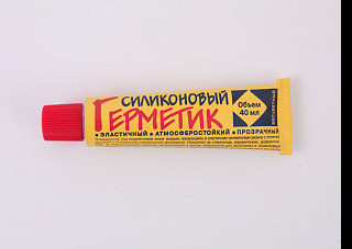 Герметик Петрохим силиконовый бесцветный (туба) 0,40мл (121)