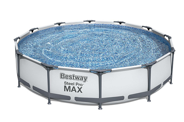 Бассейн каркасный Bestway Steel Pro Max (фильтр, насос) (366х76см, 6473л, 1249л/ч, уп.1) (56416)