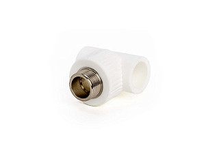 Тройник ПП комбинированный НР 32х1/2" Lammin БЕЛЫЙ (50/10)
