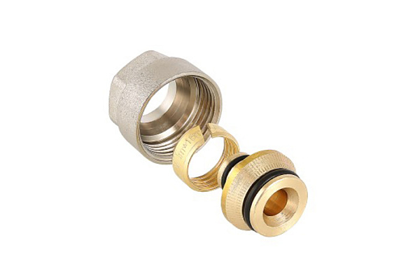 Фитинг коллекторный обжимной (евроконус) для полимерных труб AQUALINK 3/4"х16 2мм.  (2720) (250/25)