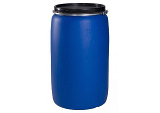 Бочка пластмас. оранжевая 240л.  крышка (2сорт)