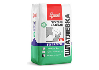 Шпатлевка гипсовая базовая 20 кг Старатели (1/77)