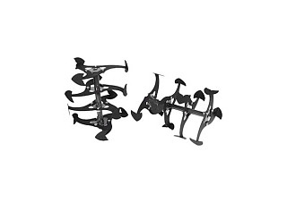 Комплект фрез VALRUS Гусиные лапки  8Ш32 (шестигранник 32мм) 3+1 секция