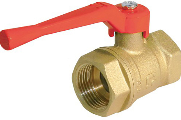 Кран шаровой латунный БАЗ ДУ25 (1) PУ40 Г/Г рычаг