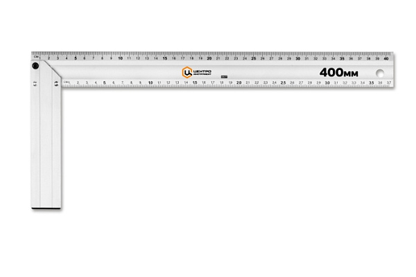 Угольник ЦИ алюминиевый 400мм 0427 (1/6)