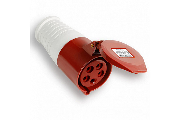 Розетка SMARTBUY 225 переносная 3Р+РЕ+N 32А 380В IP44 (SBE-32-PS5-380) (686)
