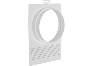 Торцевая площадка пластмас. с решеткой, универсальная Ø100х110 (ТППРУ) 