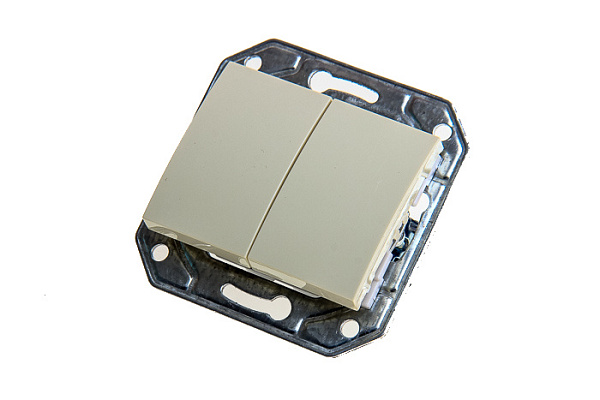 Выключатель Profitec Corsa ST механизм беж 2СП (PC-пласт) (910202-M)