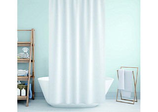 Шторы для ванн полиэстер JACKLINE BS-0010 White 180х200 (1/30)