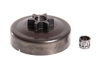 Звездочка ведущая 3/8"-Р6Т(St 180,017,021,023,025)монолит,с подшипником (аналог 100962Х) IGP 1000021