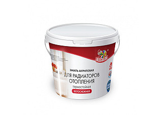 Эмаль акриловая для радиаторов отопления OLECOLOR (1,0кг)