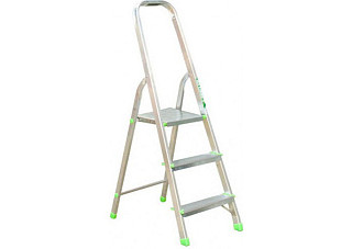 Стремянка стальная 3 ступени ЯРУС площадка h=0,57м, до 120кг