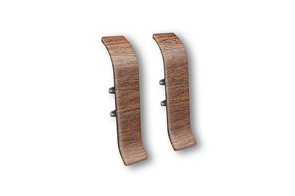 Соединитель для плинтуса 55мм "Идеал Классик" (2шт. во флоупак) 341 Ольха