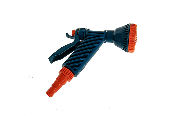 Душ-пистолет MEDALYAN Турция пластиковый поливочный с фиксатором (1/2"-3/4"-5/8" (1/55) TR 17)