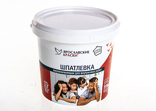 Шпатлевка Ярославские Краски выравнивающая для внутренних работ (1,5кг)