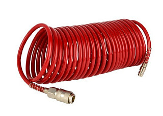 Шланг спиральный ELITECH 7,5м 5х8мм, 10бар, нейлон, рапид 0704.011000