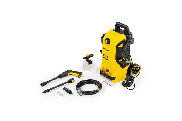 Мойка CHAMPION HP3180 (1,8кВт 145-100 бар t 40С 5,0л/мин 7,7кг синхронный, пеногенератор)