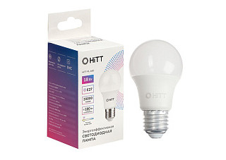 Лампа светодиодная HiTT-PL-A60-18-230-E27-3000 18Вт (822)