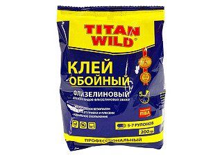 Клей обойный TITAN WILD ФЛИЗЕЛИН (0,200гр) пакетик