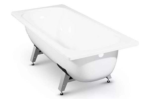 Ванна стальная ВИЗ Антика БЕЛАЯ ОРХИДЕЯ белая (+ножки) (1,4х0,7х0,4м)