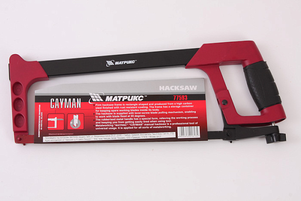 Ножовка по металлу MATRIX биметал. полотно 300 мм (77593)