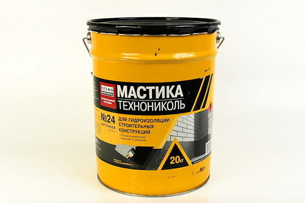 Мастика гидроизоляционная МГТН №24 Технониколь (20,0кг) 