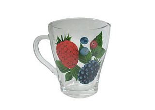 Кружка Грация ЯГОДЫ 0,25л (13С1649 ДЗ) "